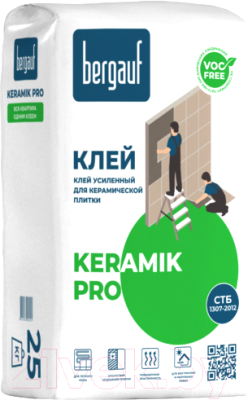 Клей для плитки Bergauf Keramik Pro (25кг)