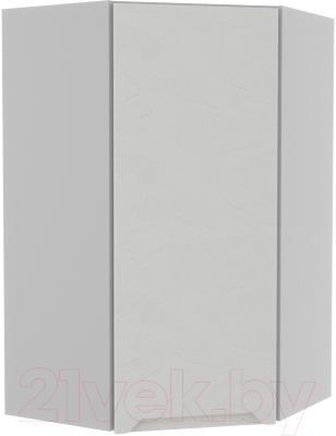 Шкаф навесной для кухни ДСВ Тренто ВПУ 550 левый (серый/белый)