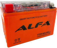 Мотоаккумулятор ALFA battery YTX9-BS iGel (9 А/ч) - 