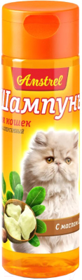 Шампунь для животных Amstrel Гипоаллергенный с маслом ши для кошек (120мл)
