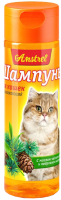 Шампунь для животных Amstrel С маслом чайного дерева и кедровым маслом для кошек (120мл) - 