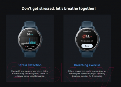 Умные часы Xiaomi Watch S1 Active M2116W1 / BHR5467GL (Ocean Blue)