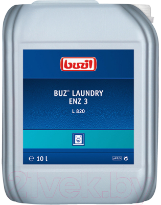 Гель для стирки Buzil Buz Laundry Enz 3 L 820 Для прачечной (10л)