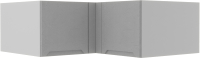 Шкаф навесной для кухни ДСВ Тренто ГПГУ 1000 (серый/серый) - 