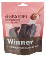 

Лакомство для собак Winner Мираторг, Селезенка говяжья для всех пород / 1010016741