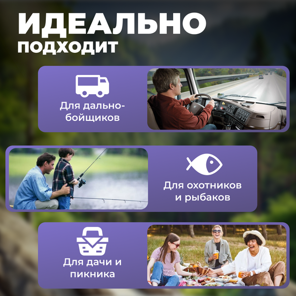 Автохолодильник Sundays SN-24 (темно-синий)