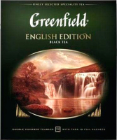 Чай пакетированный GREENFIELD English Edition черный (100пак) - 