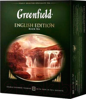 Чай пакетированный GREENFIELD English Edition черный (100пак)
