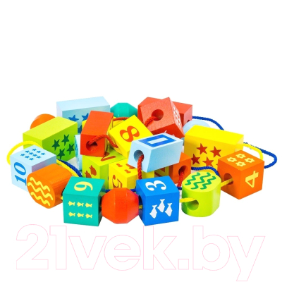 Развивающая игрушка Alatoys Шнуровочка цифры / КШЦ2501