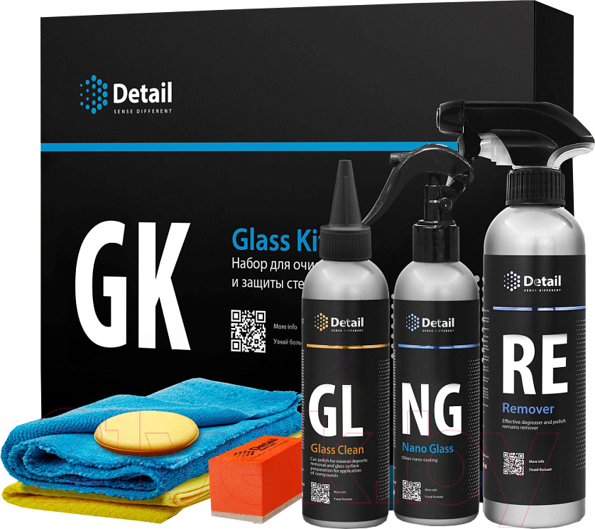 Набор автохимии Detail Glass Kit / DT-0344
