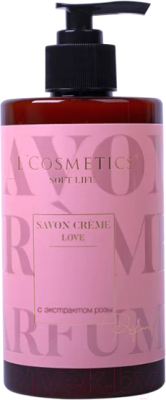 Мыло жидкое L'Cosmetics Love с экстрактом розы (450мл)