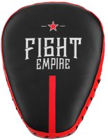 Боксерская лапа Fight Empire Pro 4154066 (черный/красный) - 
