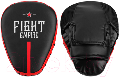 Боксерская лапа Fight Empire Pro 4154066 (черный/красный)