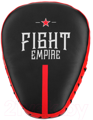 Боксерская лапа Fight Empire Pro 4154066 (черный/красный)