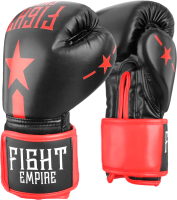 Боксерские перчатки Fight Empire 4153937 (8oz, черный) - 