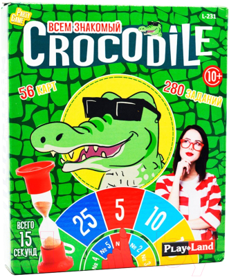 Настольная игра Play Land Крокодил / L-231