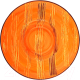 Тарелка столовая глубокая Wilmax WL-668322/A (оранжевый) - 