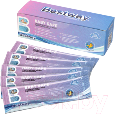 Средство для бассейна дезинфицирующее Bestway Baby Safe Chemicals BS125BWC (125гр)