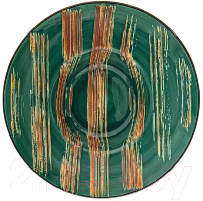 Тарелка столовая глубокая Wilmax WL-668525/A (зеленый)