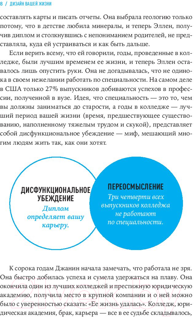 Книга Альпина Дизайн вашей жизни: Живите так, как нужно именно вам (Бернетт Б.) — фото 4