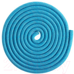 Скакалка для художественной гимнастики Grace Dance 4328632 (3м, голубой с люрексом)