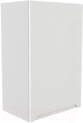 Шкаф навесной для кухни ДСВ Тренто П 450 левый (серый/белый)