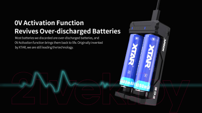 Зарядное устройство для аккумуляторов XTAR FC2