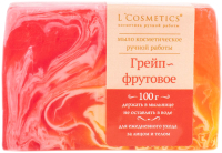 

Мыло твердое L'Cosmetics, Ручной работы Грейпфрут