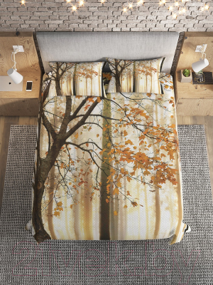 Набор текстиля для спальни JoyArty Пастельная осень / bcsl_1176 (220x235)