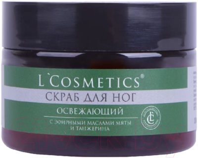 Скраб для ног L'Cosmetics Освежающий с эфирными маслами мяты танжерина (100мл)