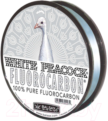 Леска флюорокарбоновая Balsax White Peacock 0.18мм (100м)