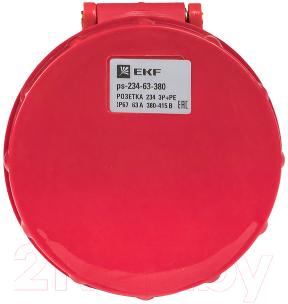 Розетка силовая EKF PROxima ps-234-63-380 — фото 6
