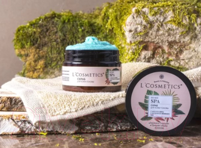 Скраб для кожи головы L'Cosmetics С маслом мяты и экстрактом зеленого чая (100мл)