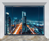

Фотообои бесшовные Citydecor, Ночной город