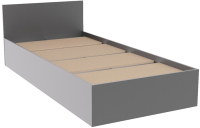 Односпальная кровать ДСВ Мори КРМ 900.1/2 (графит) - 