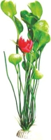 Декорация для аквариума Barbus Кувшинка с цветком / Plant 018/10 (зеленый) - 