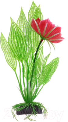 Декорация для аквариума Barbus Апоногетон Мадагаскарский с цветком / Plant 023/30