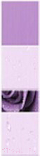 Панель ПВХ КронаПласт Unique Капли фиолетовые-фон (2700x250x8мм)