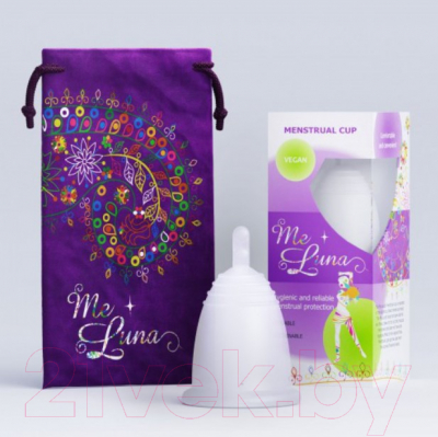 Менструальная чаша Me Luna Sport XL Stem Clear