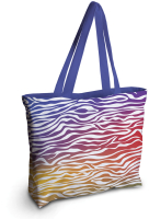 

Пляжная сумка, Радужная зебра / bsz_12973