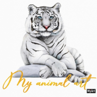 

Скетчбук, MyArt. My animal Art. Тигр