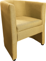 Кресло мягкое Lama мебель Рико (Bahama Plus Yellow) - 