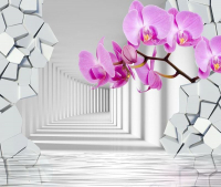 

Фотообои бесшовные Citydecor, Орхидея 3D