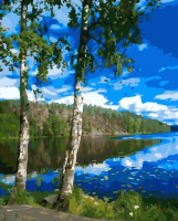 

Картина по номерам PaintBoy, Две березы / GX27421