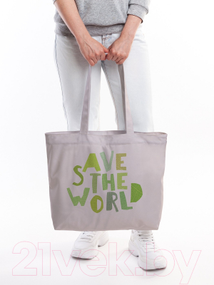 Пляжная сумка JoyArty Защити свою планету / bsz_369720