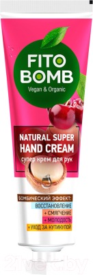 Изображение товара Крем для рук Fito Косметик Fito Bomb Вишня Восст+Смягчение+Молодость+Уход за кутикулой (24мл)