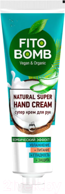 Изображение товара Крем для рук Fito Косметик Fito Bomb Кокос Увлажн+Питание+Гладкость+Защита (24мл)