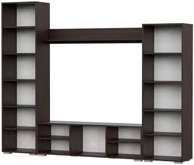 Стенка NN мебель МГС 6 исп 1 (венге/белый глянец)