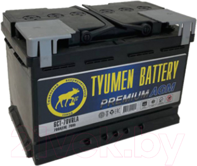 Автомобильный аккумулятор Tyumen Battery Premium R+ 700A (70 А/ч)