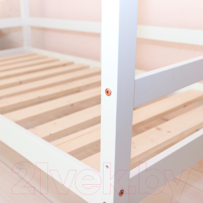 Стилизованная кровать детская Millwood SweetDreams 6 (сосна белая)